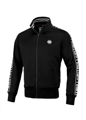 Trainingsjacke Oldschool Tape Logo - Schwarz