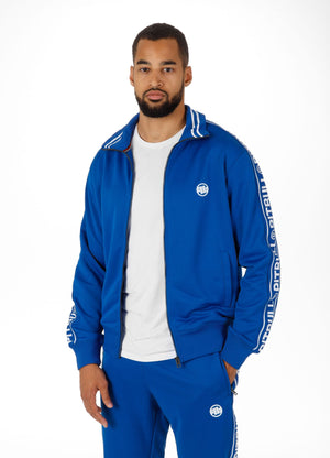 Trainingsjacke Oldschool Tape Logo - Blau