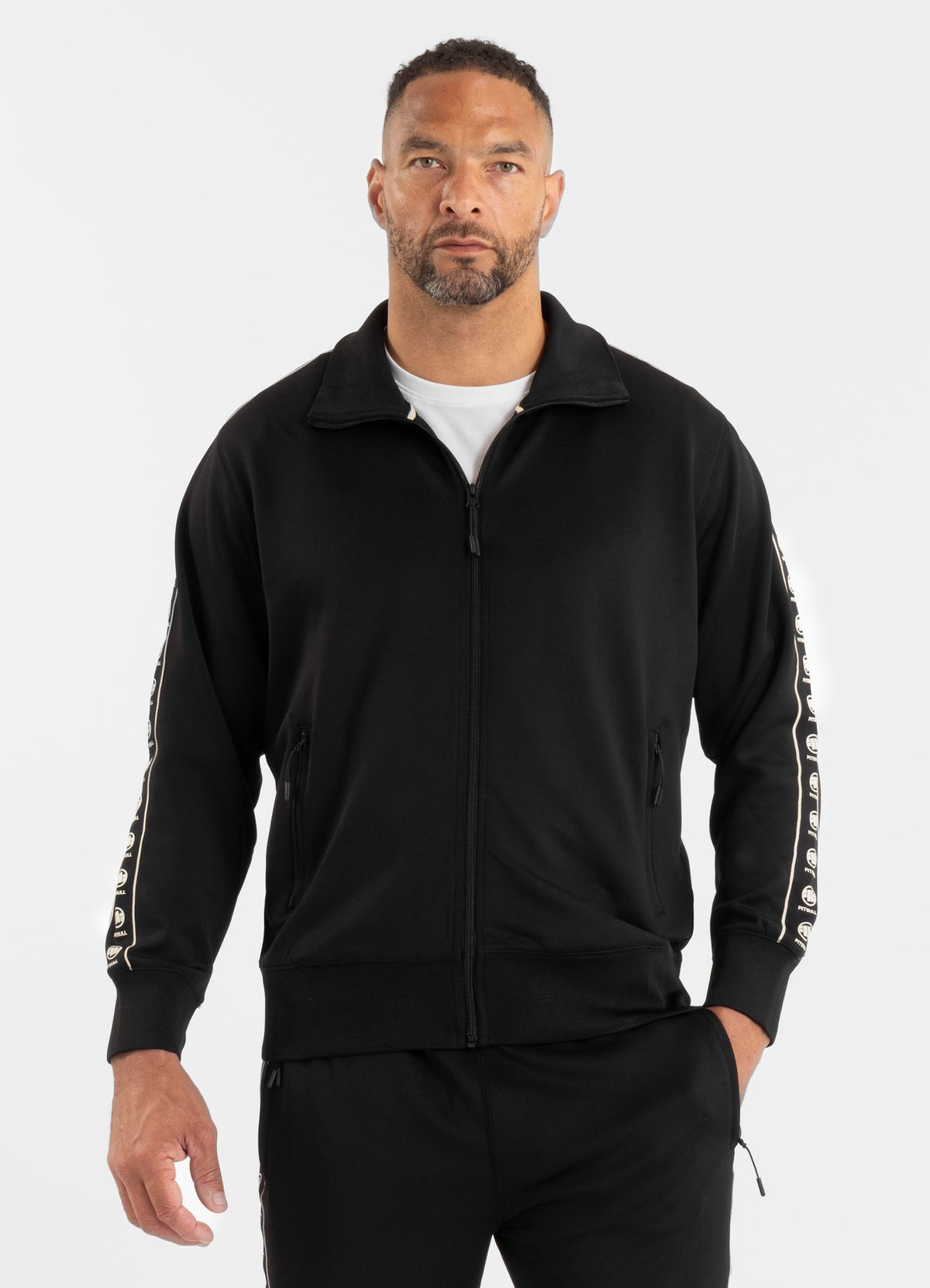 Men's Sweatjacket POWERS - Black