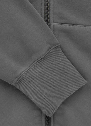 Herren Kapuzenjacke mit Reißverschluss Washed ACE OF SPADES - Grau