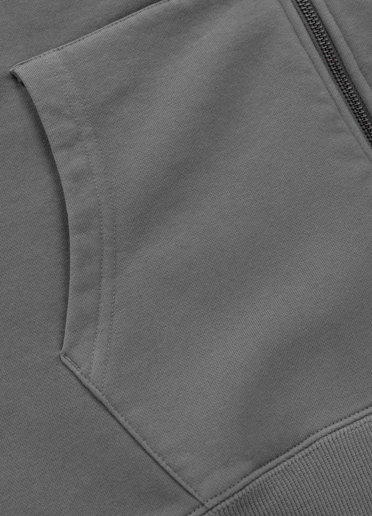Herren Kapuzenjacke mit Reißverschluss Washed ACE OF SPADES - Grau