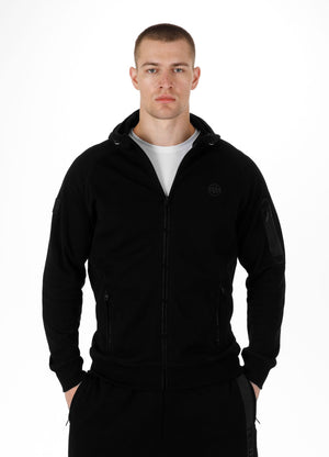 Hoodie mit Reißverschluss Beachfront - Schwarz