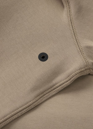 Men's Zip-up hoodie DOGWOOD - Dark sand