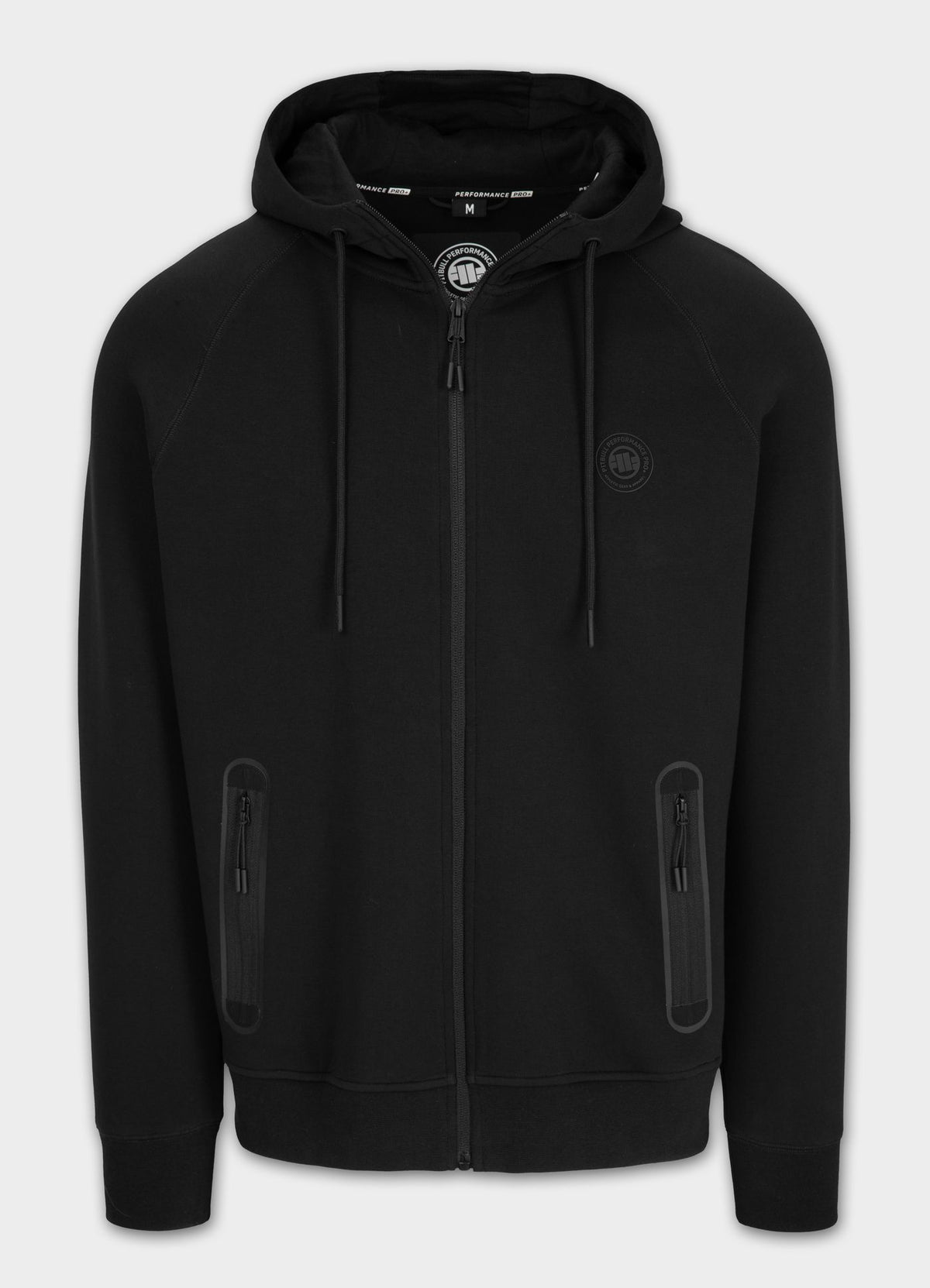 Men's Zip-up hoodie DOGWOOD - Black