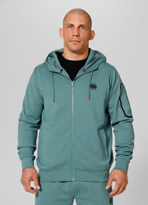 Hoodie mit Reißverschluss Explorer - Mint