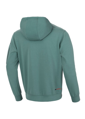 Hoodie mit Reißverschluss Explorer - Mint