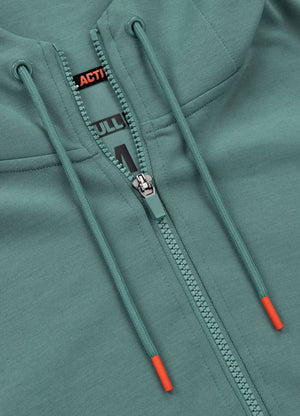 Hoodie mit Reißverschluss Explorer - Mint