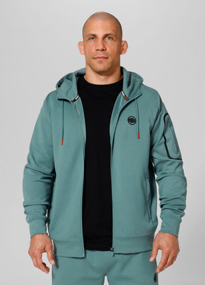 Hoodie mit Reißverschluss Explorer - Mint