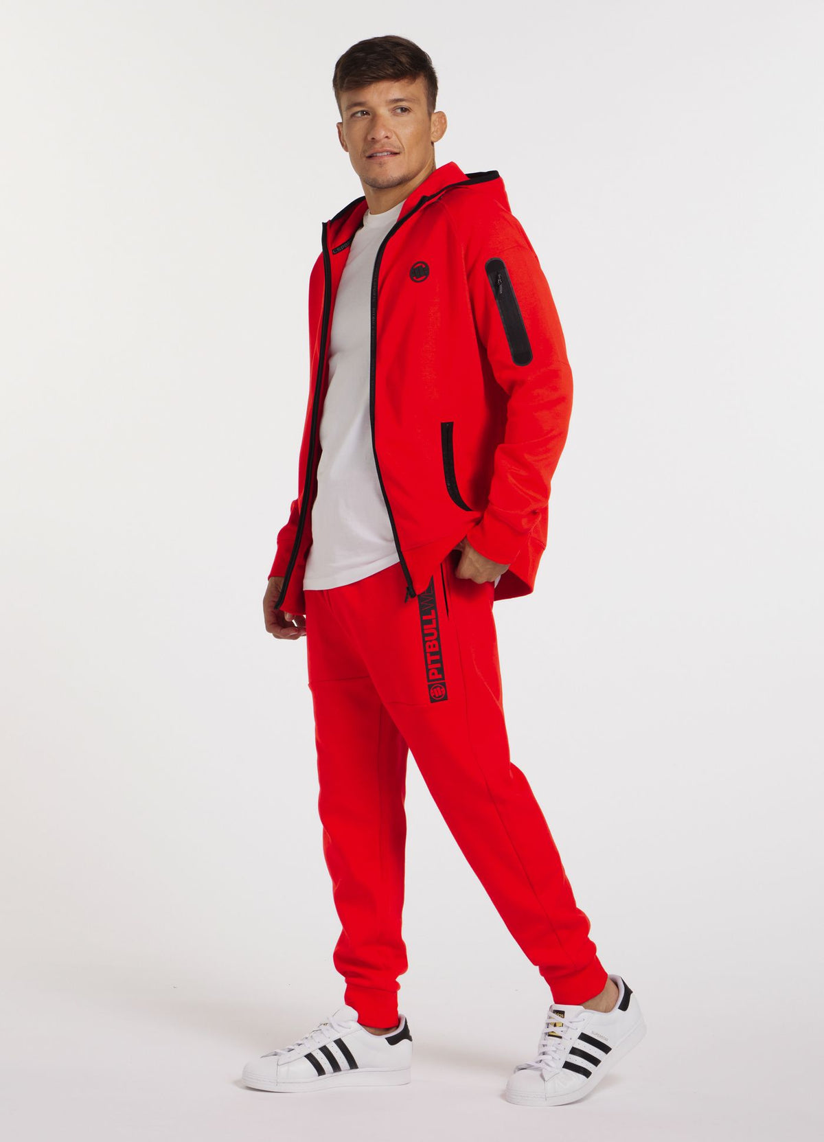 Hoodie mit Reißverschluss Hermes - Rot