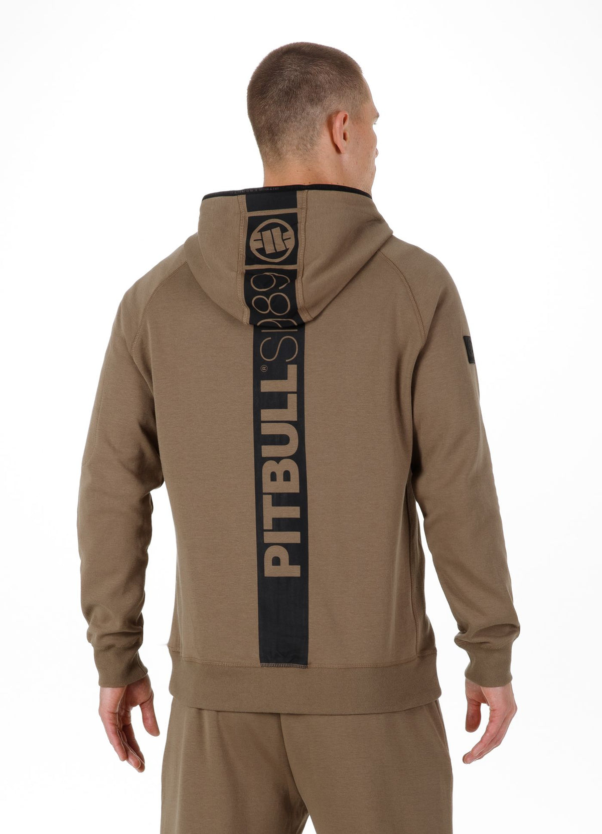 Hoodie mit Reißverschluss Hermes - Coyote Braun