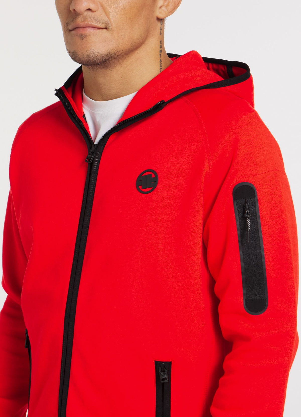 Hoodie mit Reißverschluss Hermes - Rot