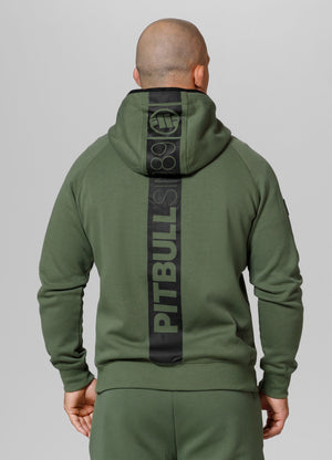 Hoodie mit Reißverschluss Hermes - Olivgrün