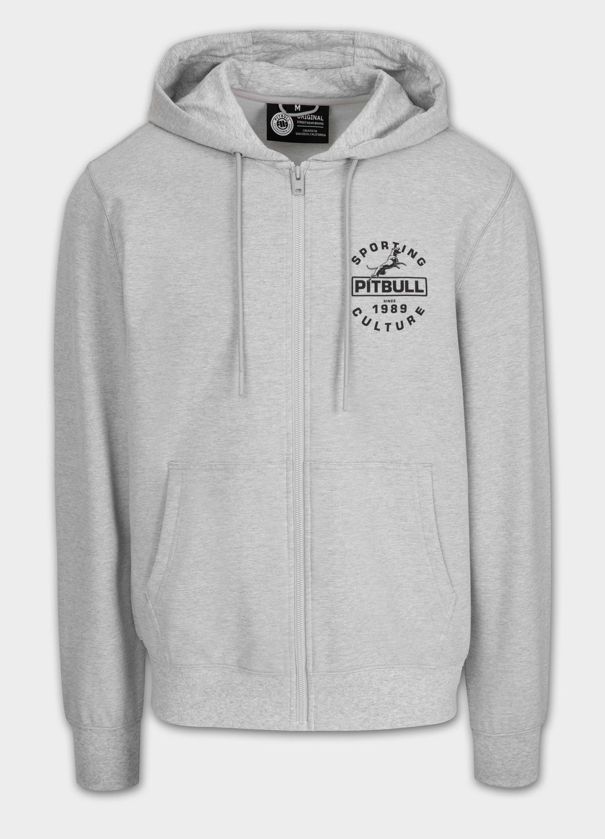 Men's Zip-up hoodie PHYSICAL CULTURE - Gray