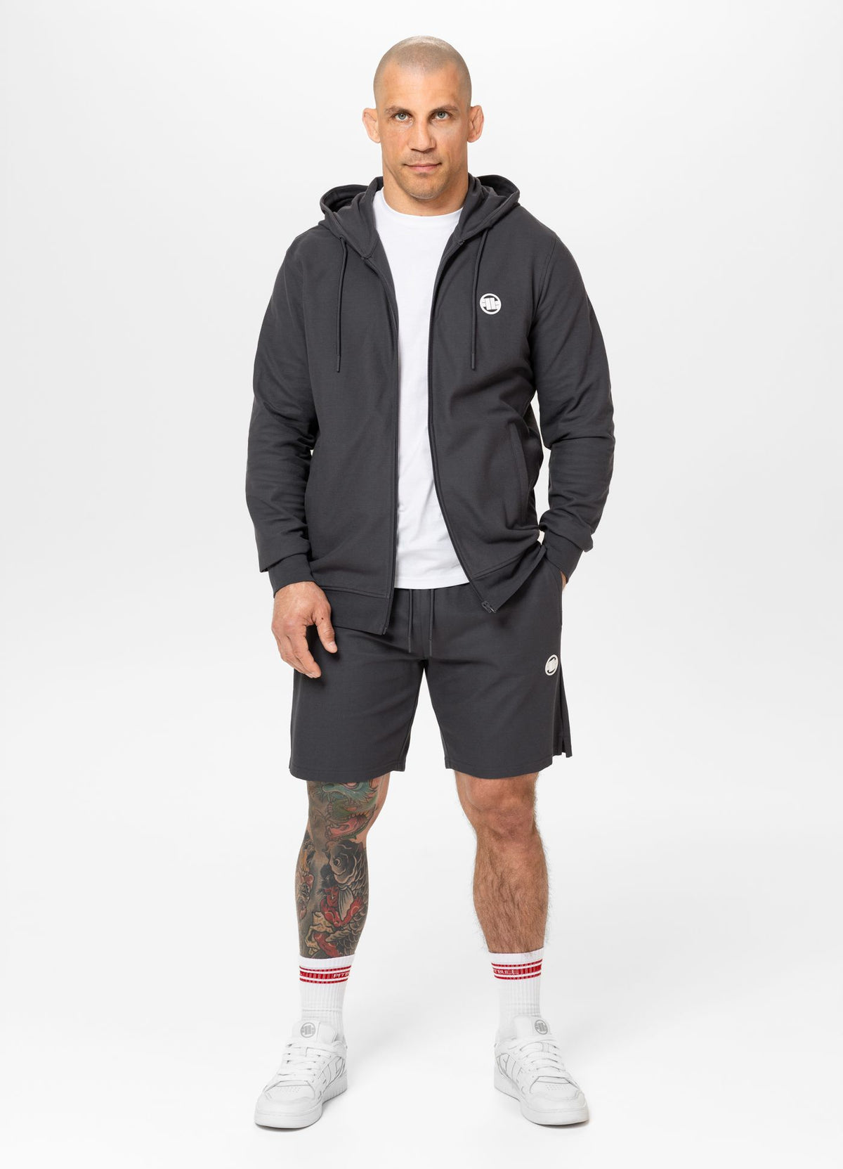 Hoodie mit Reißverschluss Rockey - Graphit