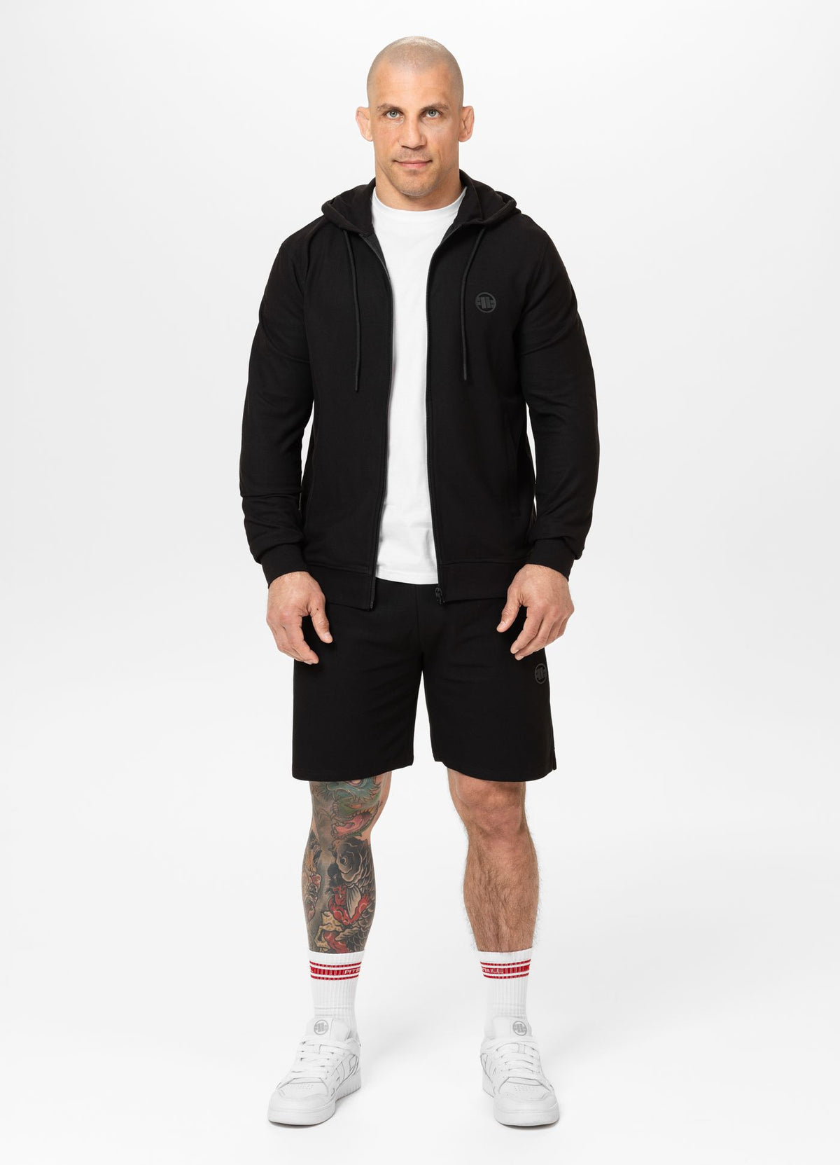 Hoodie mit Reißverschluss Rockey - Schwarz