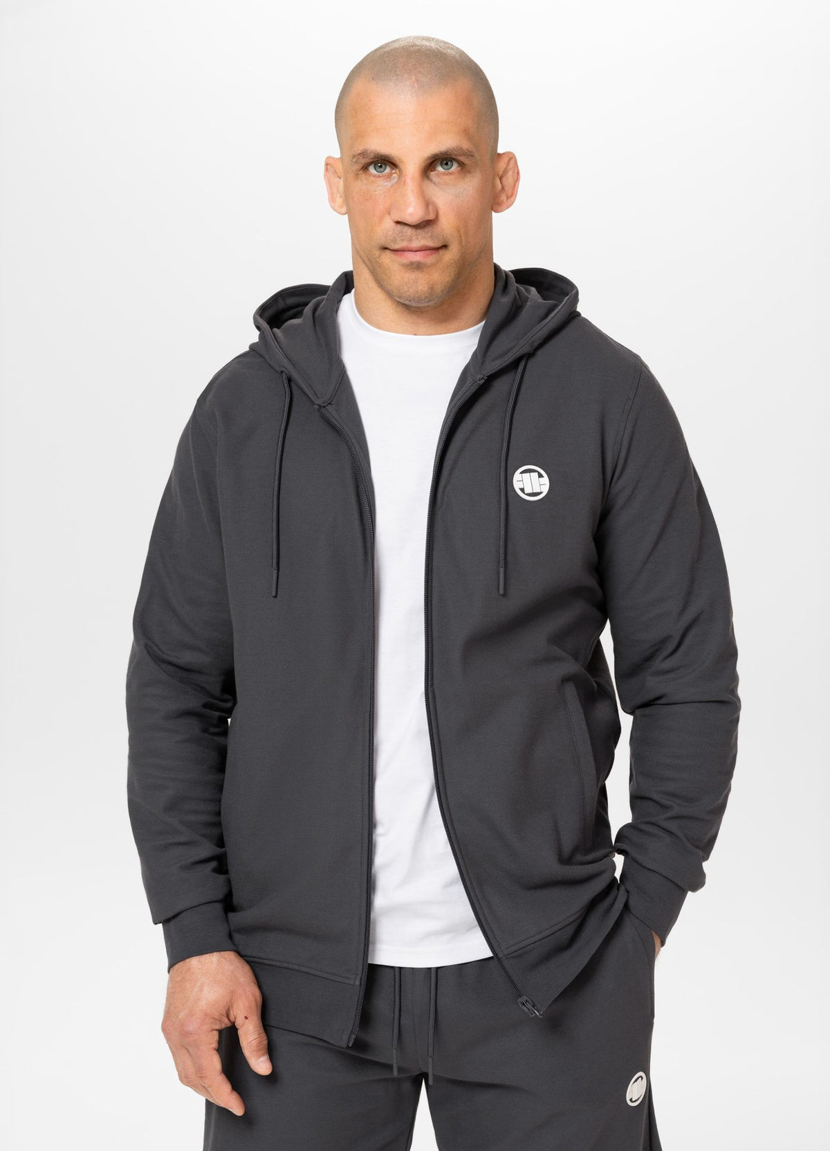 Hoodie mit Reißverschluss Rockey - Graphit