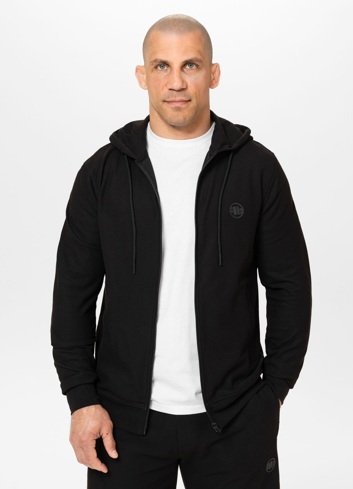 Hoodie mit Reißverschluss Rockey - Schwarz