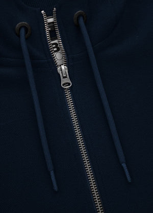 NEUER LOGO Premium Pique Dark Navy Zip Hoodie