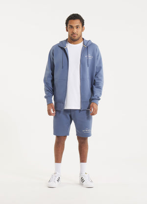 Men's Zip-up hoodie SAMPSON - Light blue