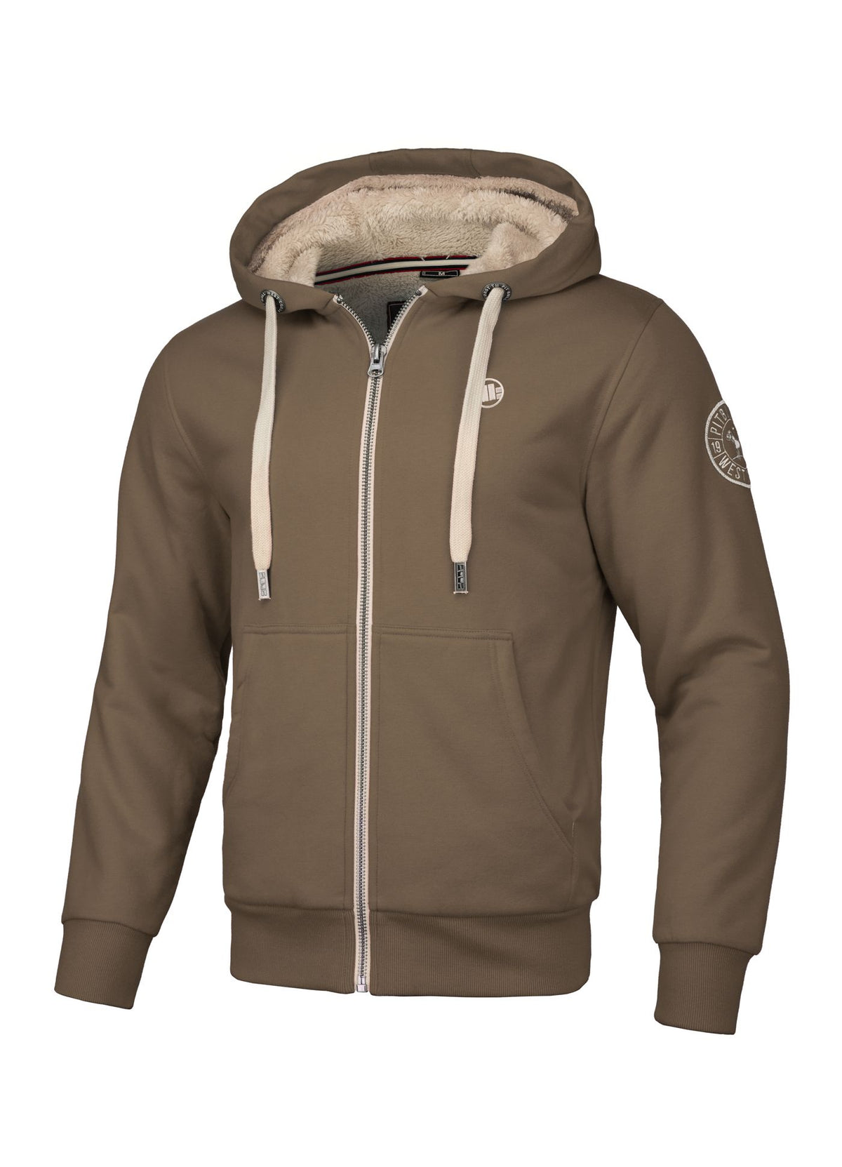 Hoodie mit Reißverschluss Sherpa Ruffin II - Braun