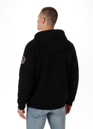 Hoodie mit Reißverschluss Sherpa Ruffin II - Schwarz