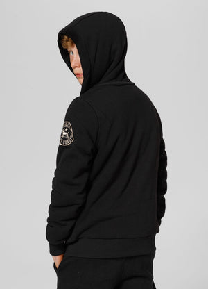 Hoodie mit Reißverschluss Sherpa Ruffin II - Schwarz