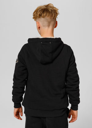 Hoodie mit Reißverschluss Sherpa Ruffin II - Schwarz