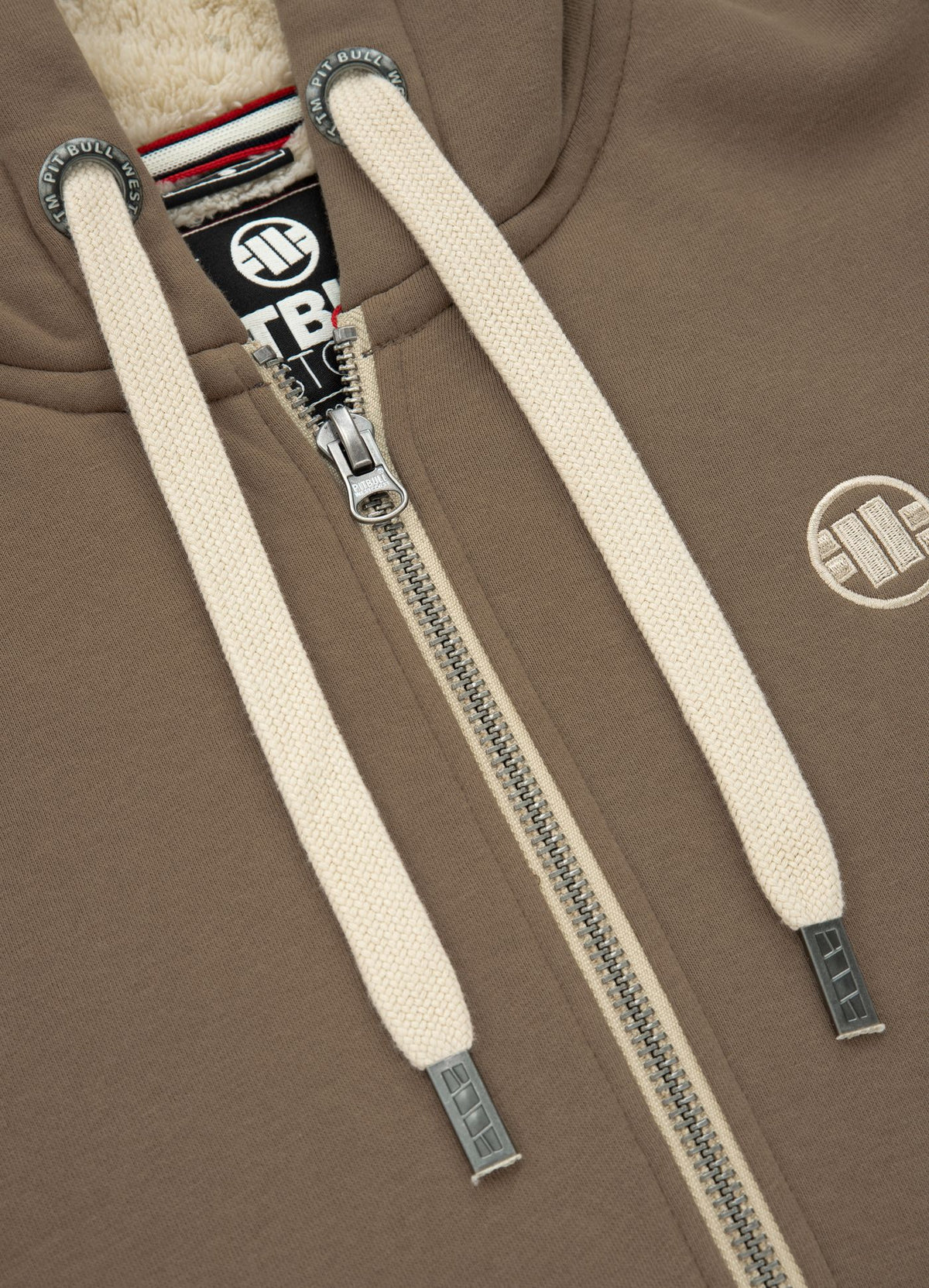 Hoodie mit Reißverschluss Sherpa Ruffin II - Braun