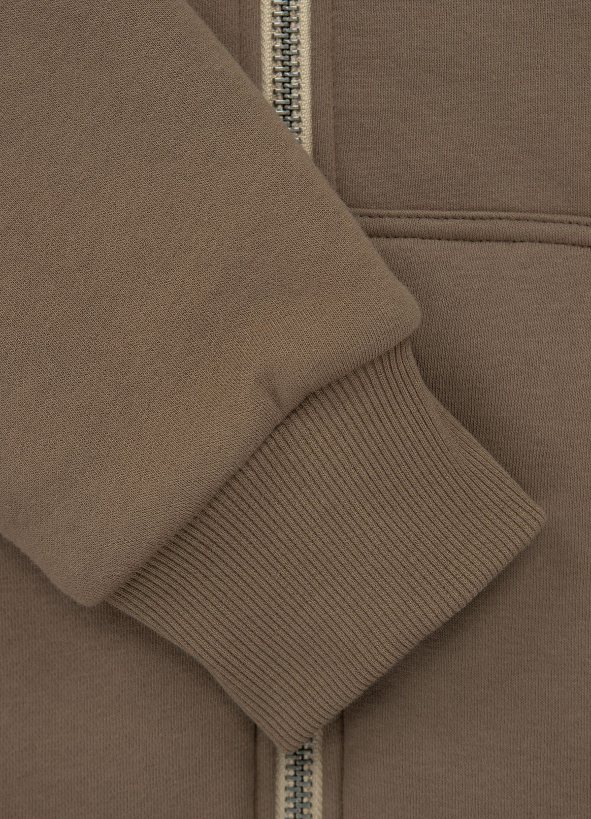 Hoodie mit Reißverschluss Sherpa Ruffin II - Braun