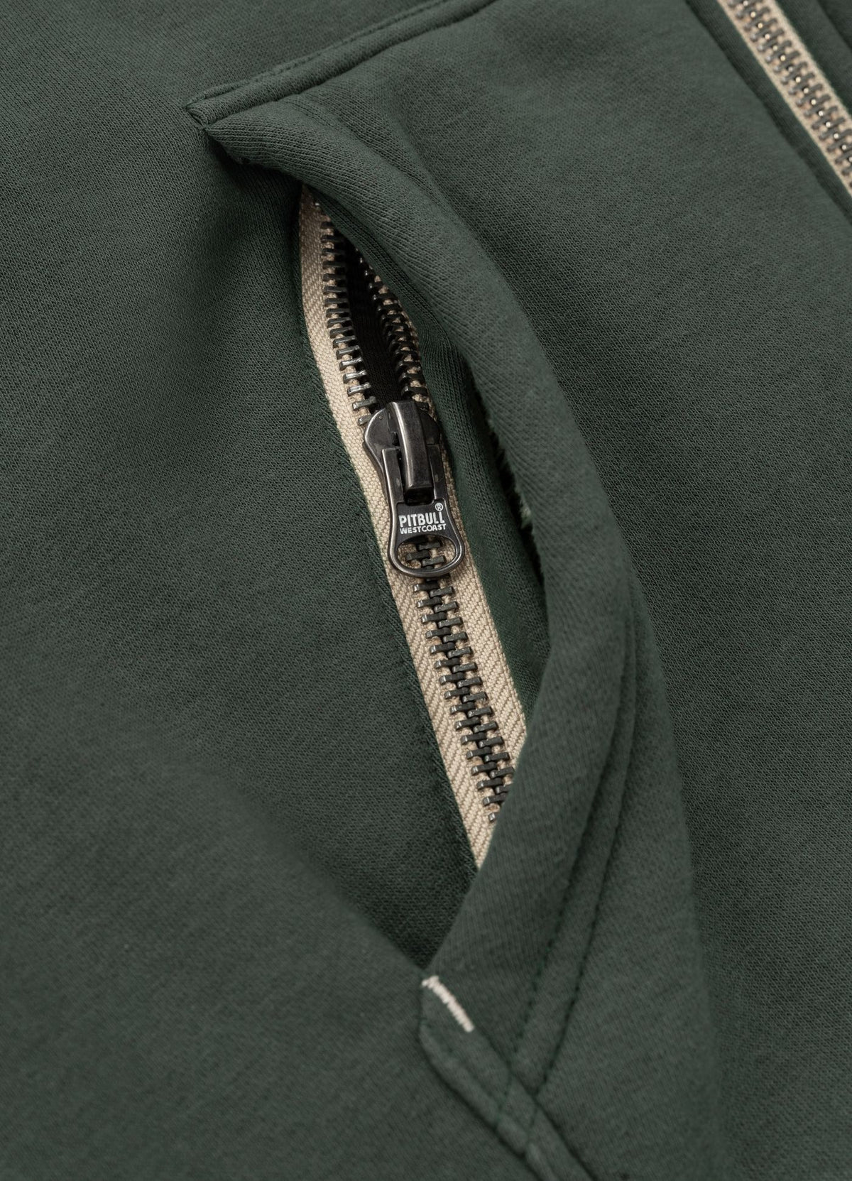 Hoodie mit Reißverschluss Sherpa Ruffin II - Dunkelgrün