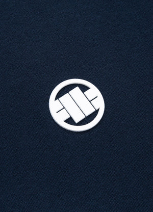Herren-Kapuzenpullover mit Reißverschluss und kleinem Logo