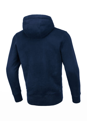 Hoodie mit Reißverschluss Small Logo - Dunkelblau