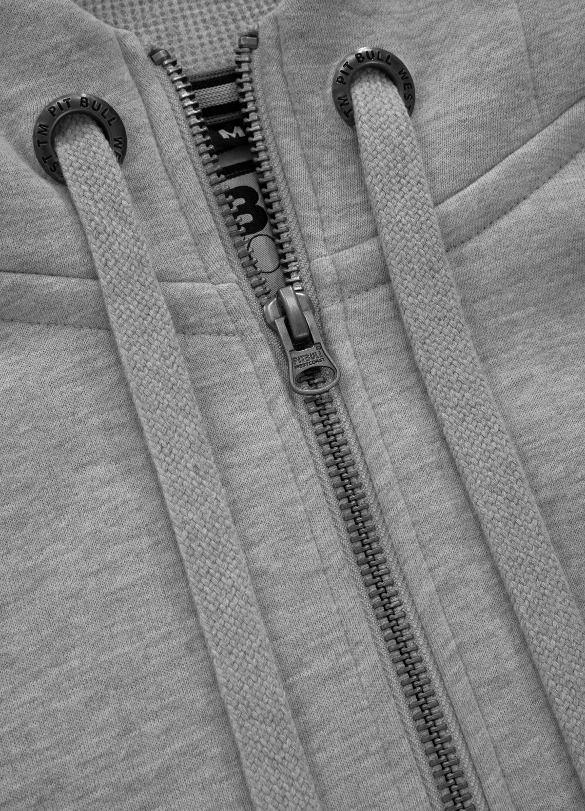 Hoodie mit Reißverschluss Small Logo - Dunkelgrau