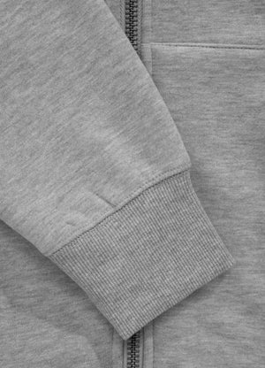 Hoodie mit Reißverschluss Small Logo - Dunkelgrau