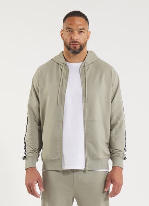 Men's Zip-up hoodie TAPE NUGGET - Dusty Salvia