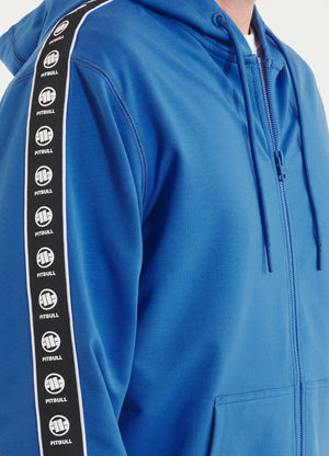 Men's Zip-up hoodie TAPE NUGGET - Electric blue