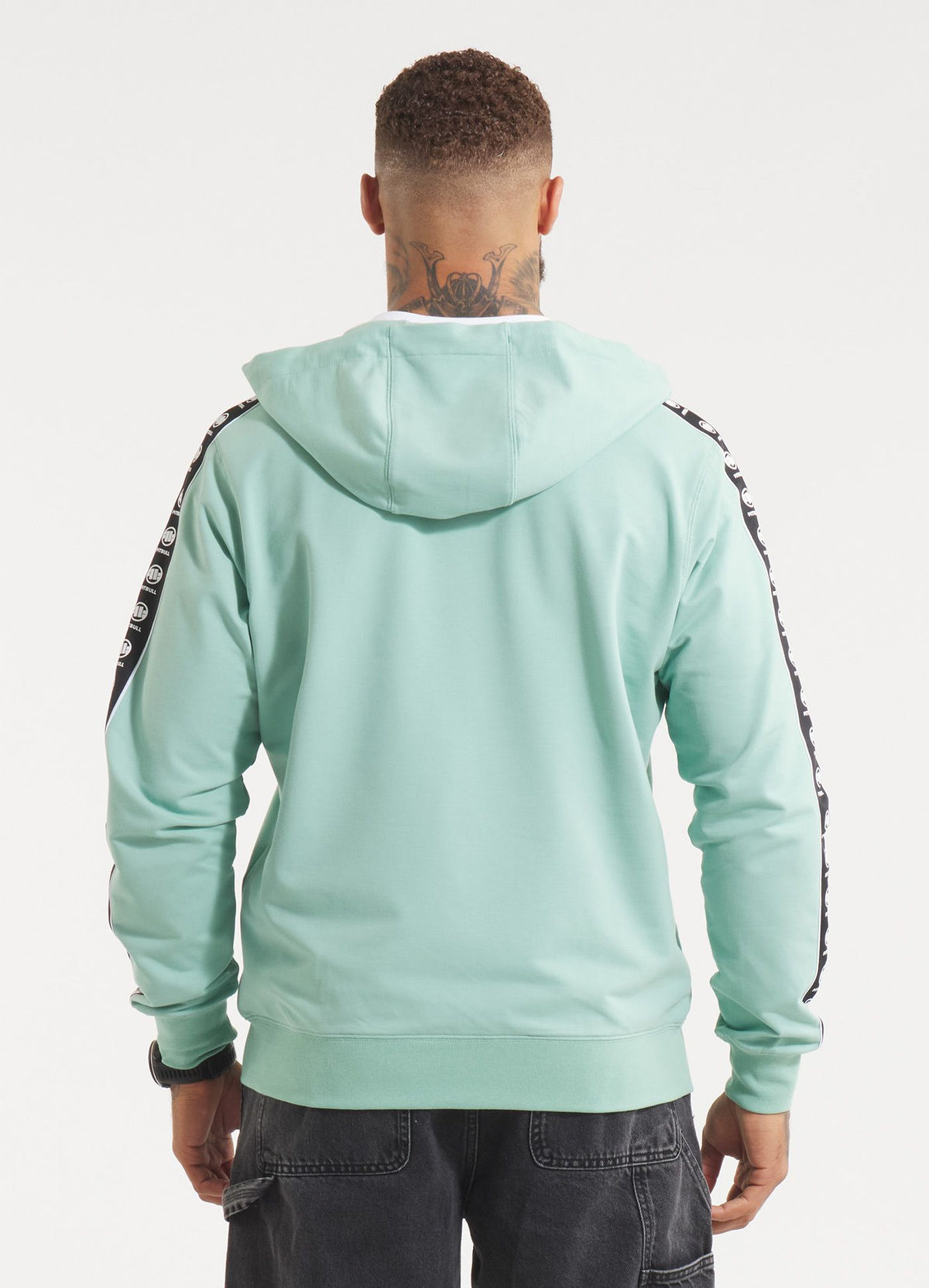 Herren Zip-Hoodie TAPE NUGGET - Helles Mintgrün