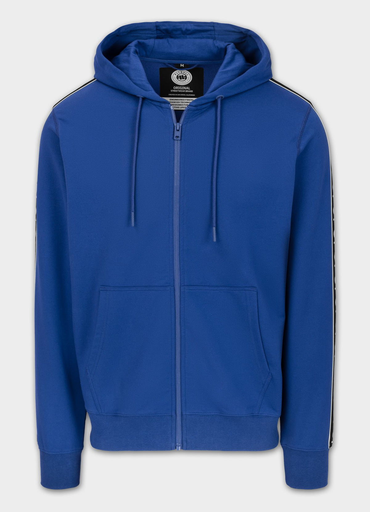 Men's Zip-up hoodie TAPE NUGGET - Electric blue