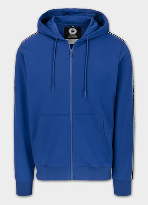 Men's Zip-up hoodie TAPE NUGGET - Electric blue