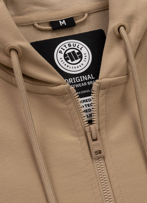 Men's Zip-up hoodie TAPE NUGGET - Light sand