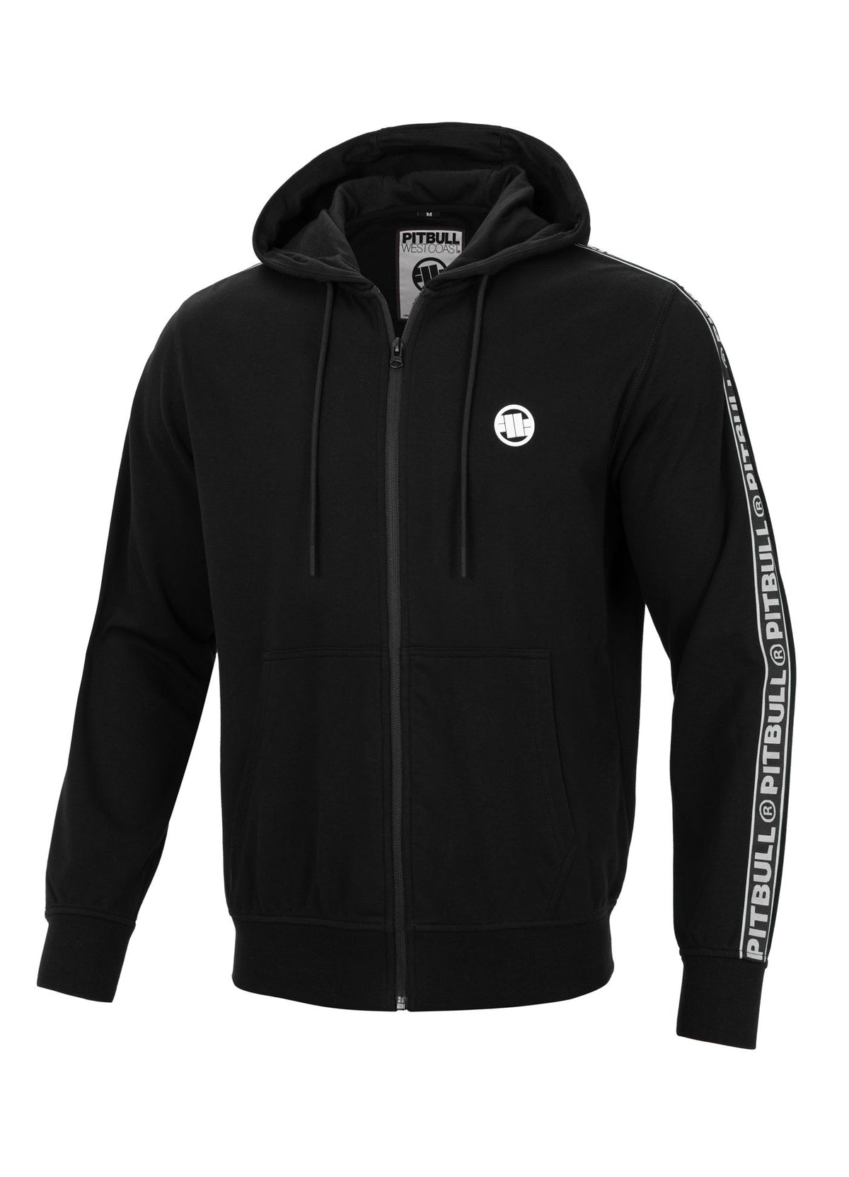 Hoodie mit Reißverschluss Badger - Schwarz