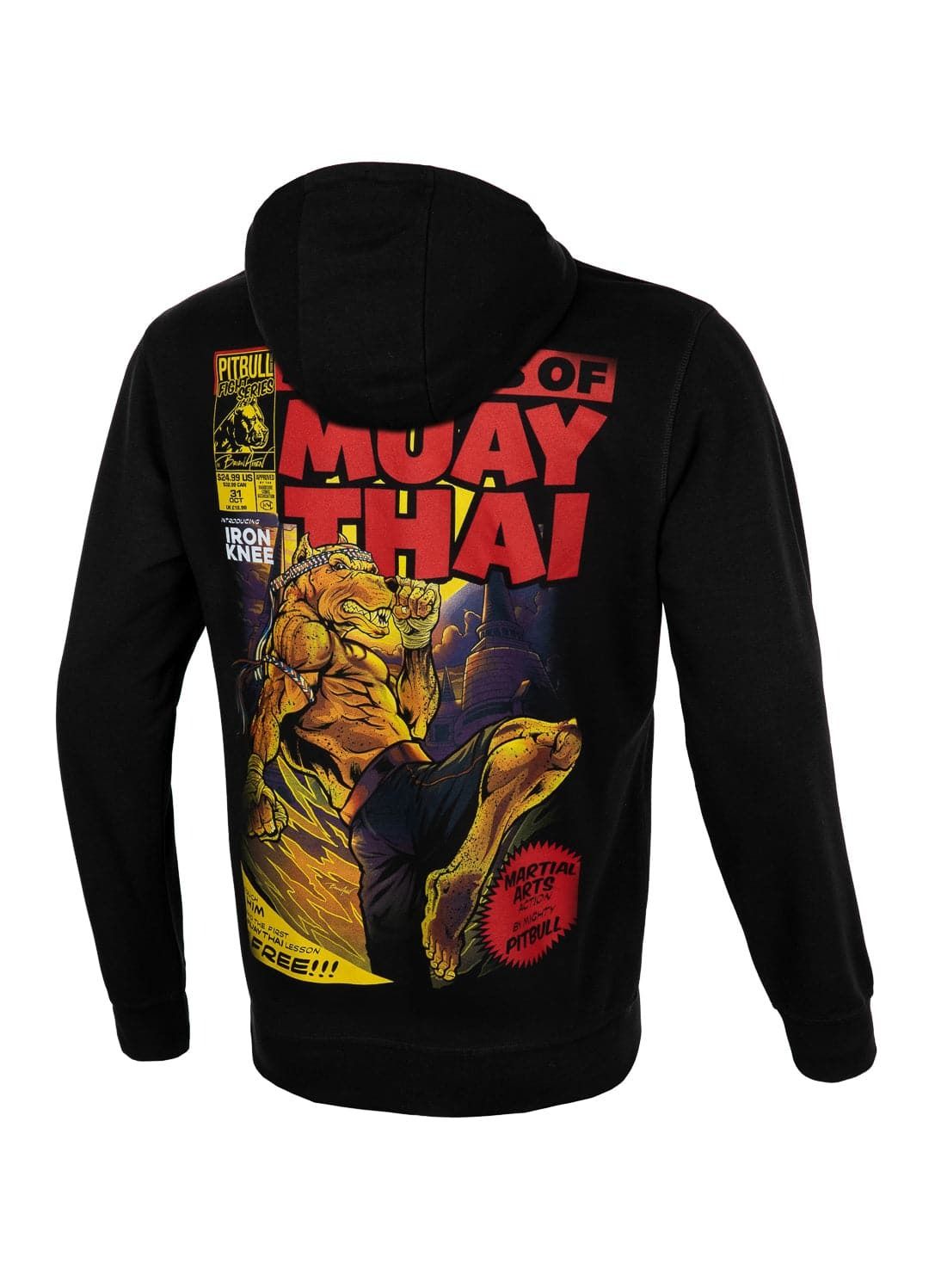 Herren-Kapuzenpullover mit Reißverschluss Tricot Masters Of Muay Thai