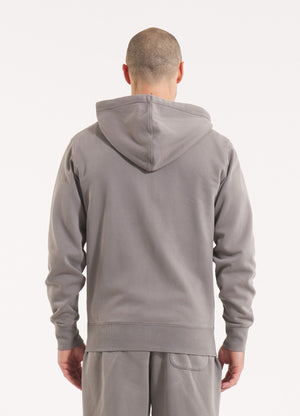 Men's Zip-up hoodie Washed Lancaster II - Gray