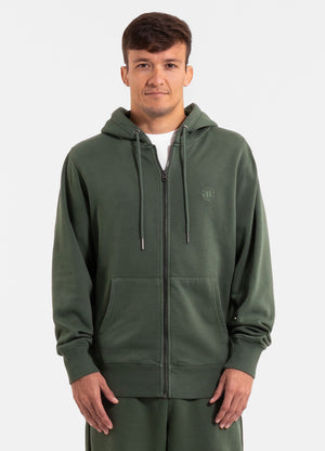 Men's Zip-up hoodie Washed Lancaster II - Washed green