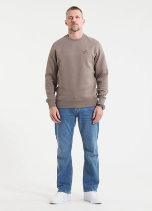 Herren Sweatshirt SAMPSON - Hellbraun