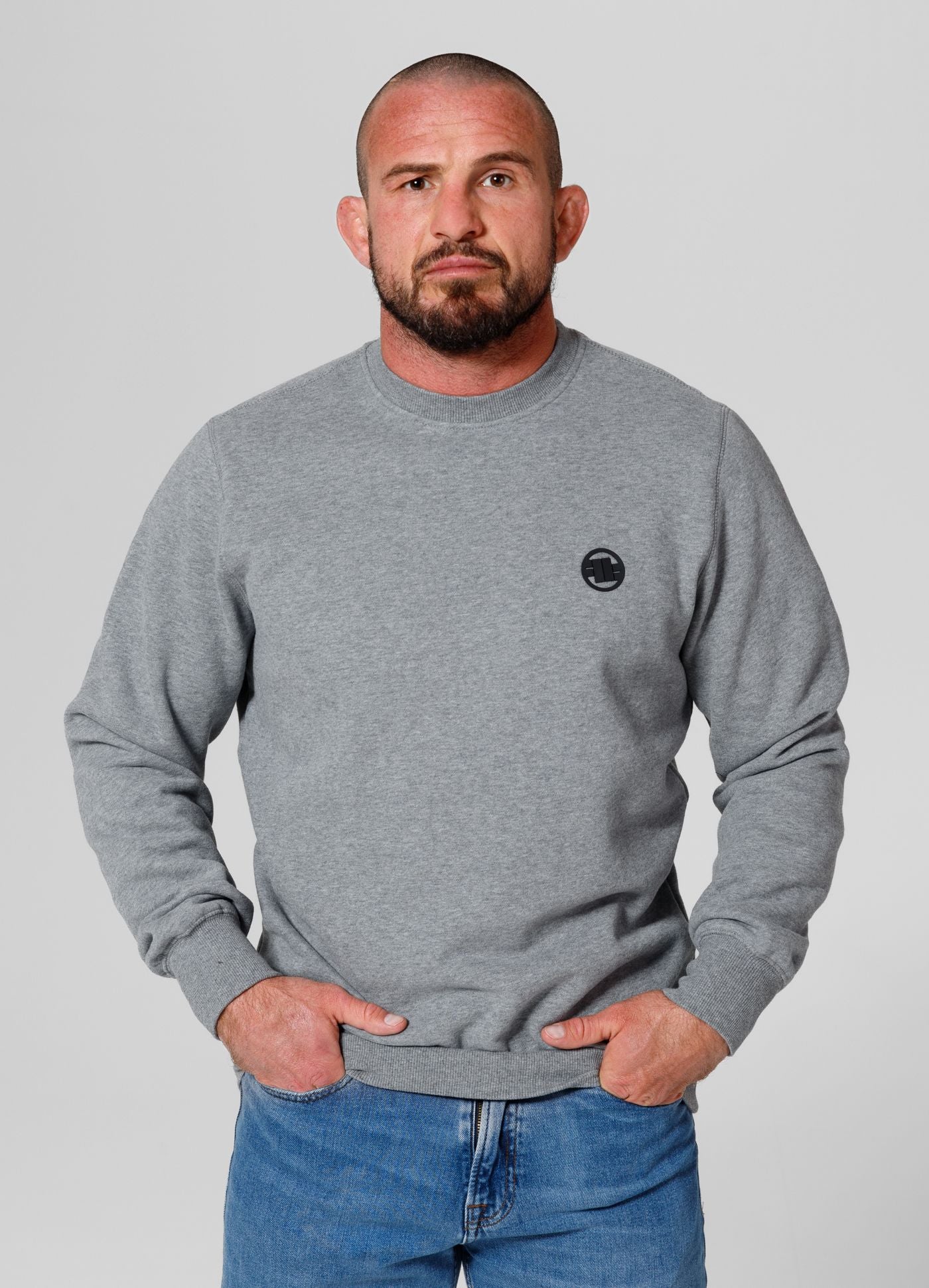 Sweatshirt Small Logo - Dunkelgrau