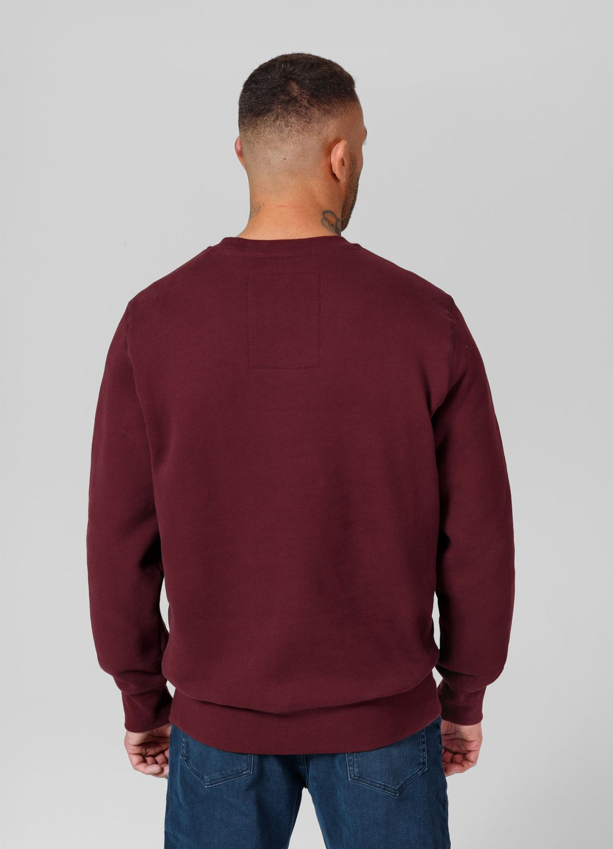 Sweatshirt Small Logo - Bordeaux