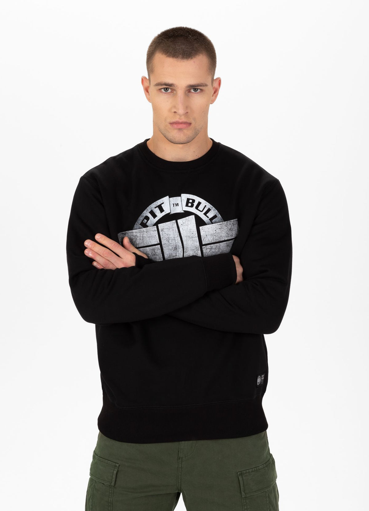 Sweatshirt Steel Logo X - Schwarz