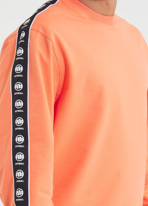 Men's Sweatshirt TAPE NUGGET - Bright Salmon