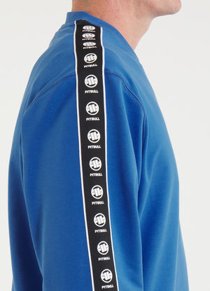 Men's Sweatshirt TAPE NUGGET - Electric blue